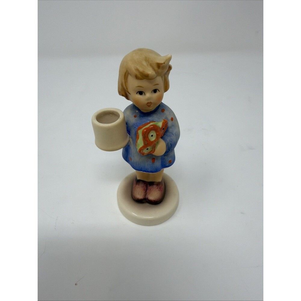 TMK6 1985 3½" 115 "Girl With Nosegay " Advent Candlestick Goebel Hummel Figurine